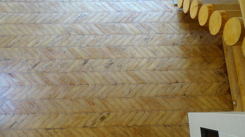 Opečni tlakovec Terra Cotta chevron