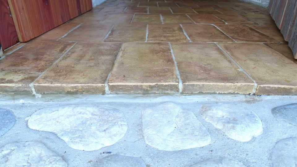 Terra Cotta gialla ribja kost z obrobo 19