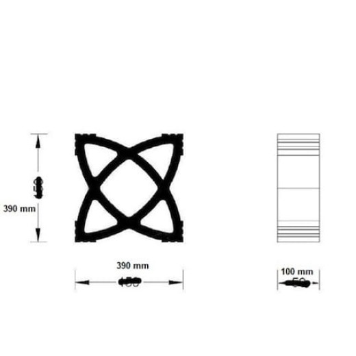 Prepišni zidak S.Anselmo RMB shape 1
